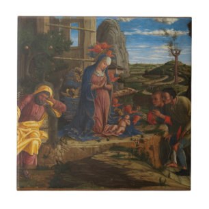 Carreau En Céramique L'adoration des bergers