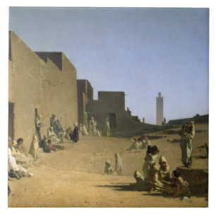 Carreau En Céramique Laghouat au Sahara algérien, 1879