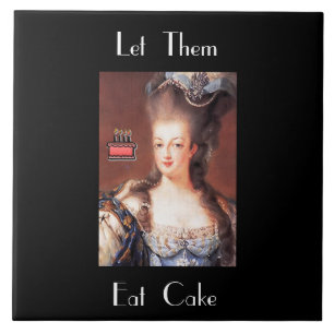Carreau En Céramique Laissez-Les Manger Le Gâteau Marie Antoinette Carr