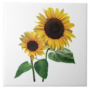 Carreau En Céramique L'amour d'une maman de tournesol