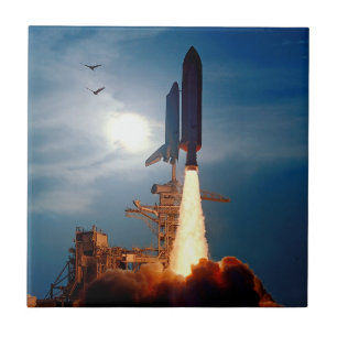 Carreau En Céramique Lancement de la navette spatiale Discovery par la