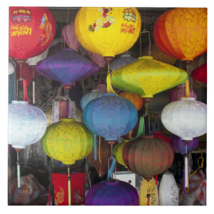 Carreau En Céramique Lanternes vietnamiennes colorées