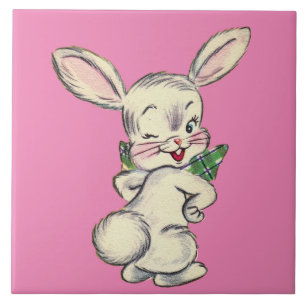 Carreau En Céramique Lapin Lapin Carrelage en céramique