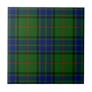 Carreau En Céramique Lauder tartan bleu vert plaid