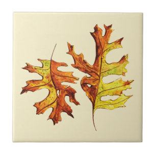 Carreau En Céramique L'automne laisse belle nature aquarelle art