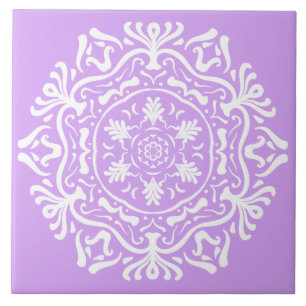 Carreau En Céramique Lavender Mandala