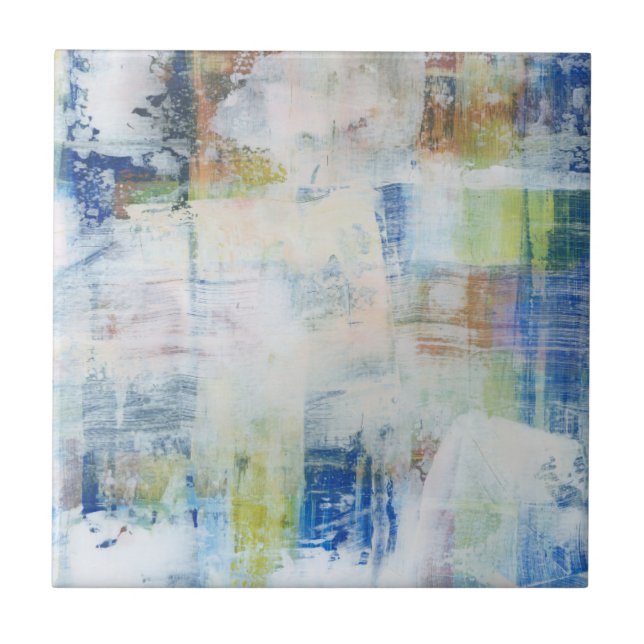 Carreau En Céramique Laver blanc III (Devant)