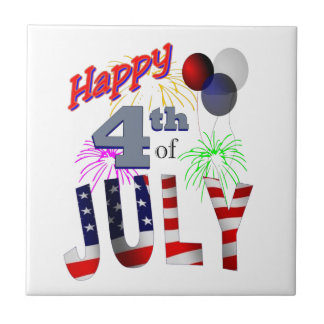 Carreau En Céramique Le 4 juillet