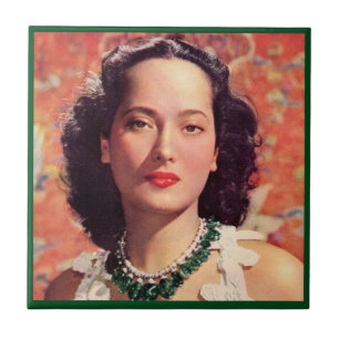 Carreau En Céramique le beau Merle Oberon