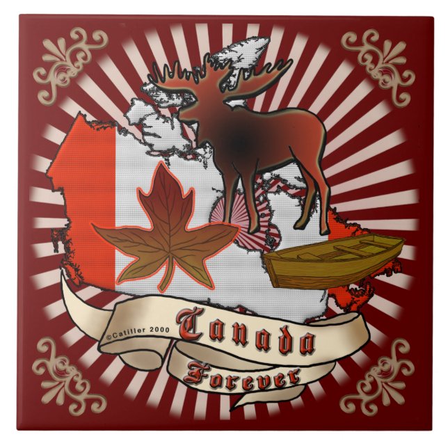Carreau En Céramique Le Canada (Devant)