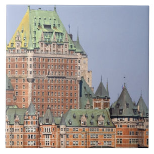 Carreau En Céramique Le Château Frontenac à Québec, Canada.