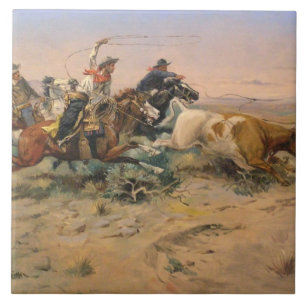 Carreau En Céramique Le chaudière des troupeaux par Charles Marion Rus