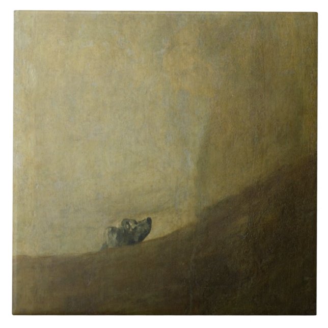 Carreau En Céramique Le chien, 1820-23 (Devant)