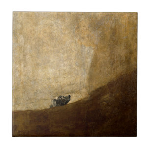 Carreau En Céramique Le chien (peintures noires) par Francisco Goya