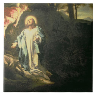 Carreau En Céramique Le Christ dans le jardin de Gethsemane 3