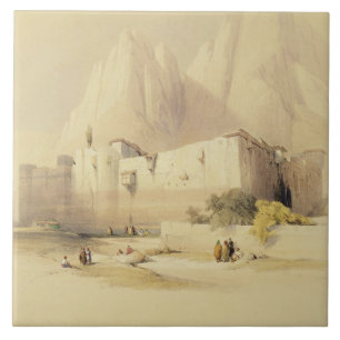 Carreau En Céramique Le couvent de St Catherine, mont Sinaï, Februar