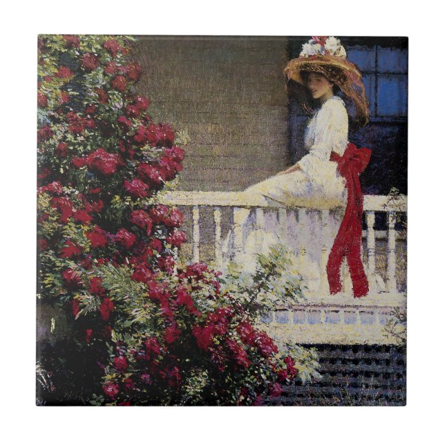 Carreau En Céramique Le Crimson Rambler (Devant)