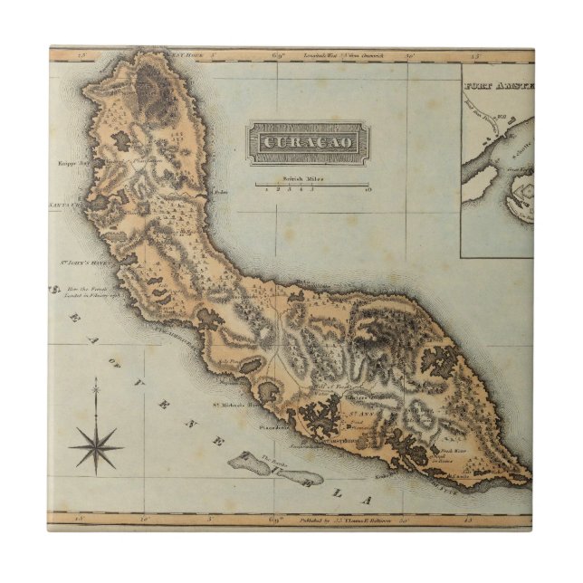 Carreau En Céramique Le Curaçao (Devant)