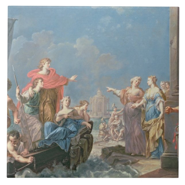 Carreau En Céramique Le départ d'Aeneas (Devant)