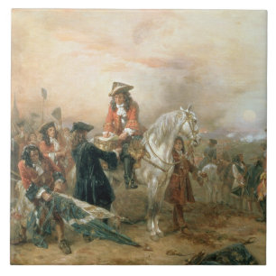 Carreau En Céramique Le duc de Marlborough (1650-1722) signant le De