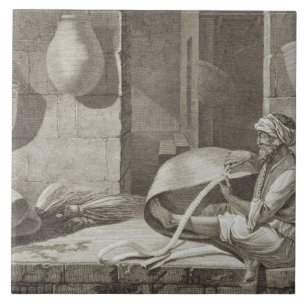 Carreau En Céramique Le fabricant de panier, des arts et des commerces