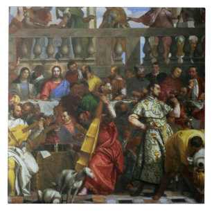 Carreau En Céramique Le festin de mariage chez Cana, coordonnée des