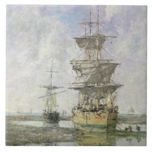 Carreau En Céramique Le grand bateau, 1879 (huile sur la toile)