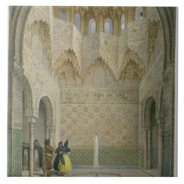 Carreau En Céramique Le Hall de l'Abencerrages, Alhambra, Granad (Devant)