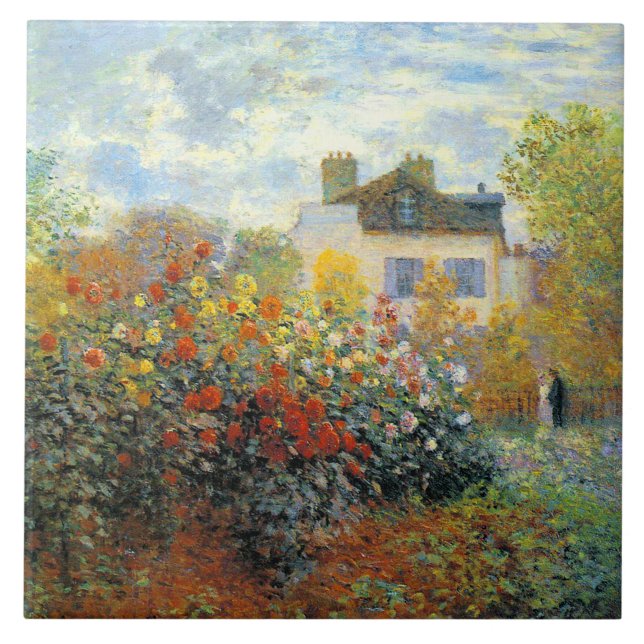 Carreau En Céramique Le Jardin de Monet à Argenteuil (Devant)