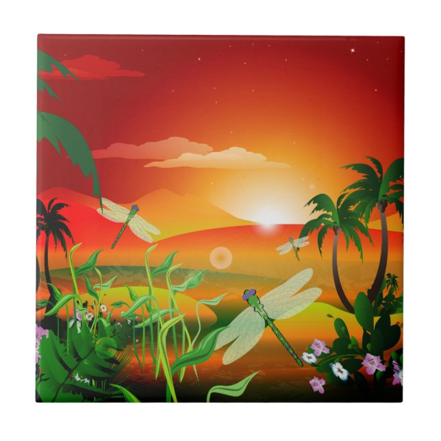 Carreau En Céramique Le monde imaginaire (Devant)