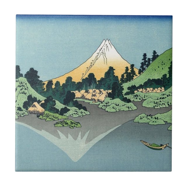 Carreau En Céramique Le mont Fuji (Devant)