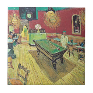 Carreau En Céramique Le Night Café de Van Gogh