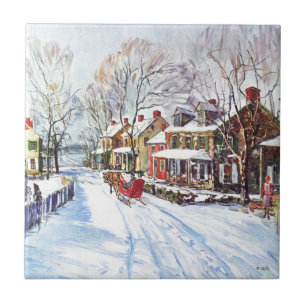 Carreau En Céramique Le pays des merveilles d'hiver