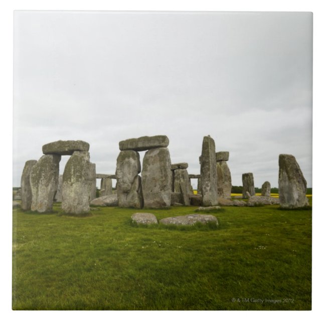 Carreau En Céramique Le R-U, WILTSHIRE, Stonehenge (Devant)
