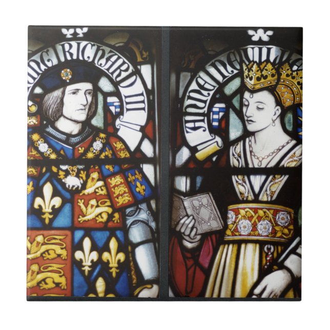 Carreau En Céramique Le Roi Richard III et la Reine Anne de (Devant)