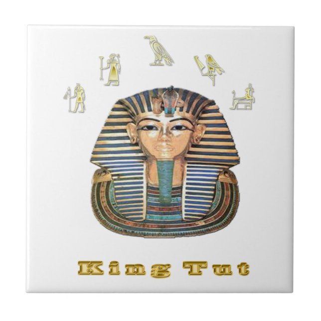 Carreau En Céramique Le roi Tut et l'Egypte (Devant)