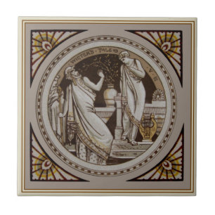 Carreau En Céramique Le roman d'hiver de Shakespeare Repro Minton