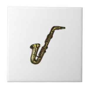 Carreau En Céramique Le Saxophone