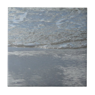 Carreau En Céramique L'eau sur la plage Photographie Abstraite