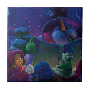 Carreau En Céramique Lecture hivernale