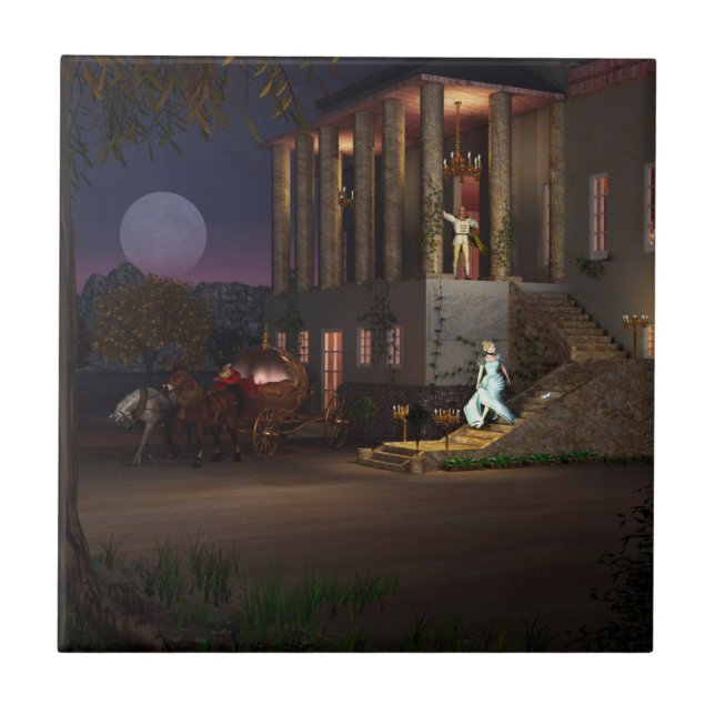 Carreau En Céramique L'entraîneur de Cendrillon (Devant)