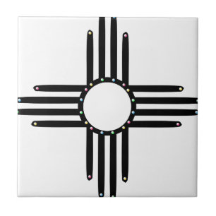 Carreau En Céramique Les Amérindiens perchés Zia