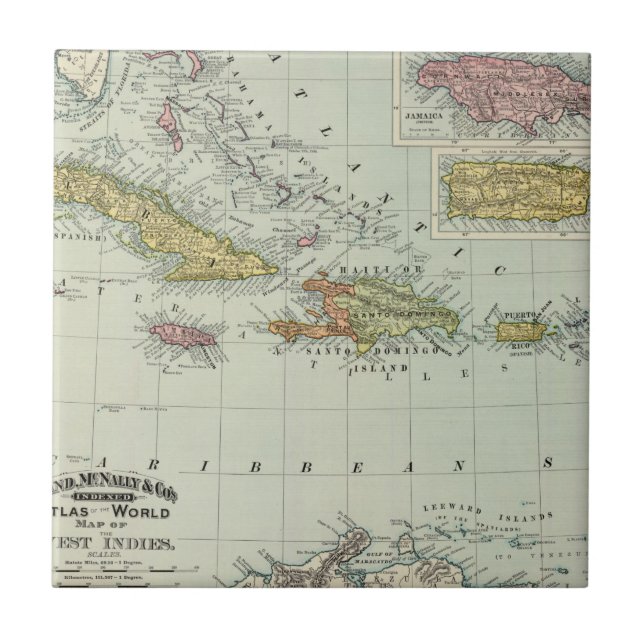 Carreau En Céramique Les Antilles 11 (Devant)