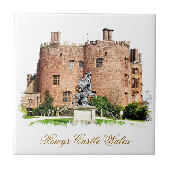 CARREAU EN CÉRAMIQUE LES CHÂTEAUX BIEN ÉQUIPÉS (Devant)