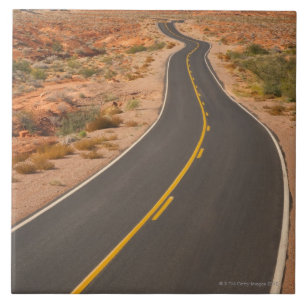 Carreau En Céramique Les Etats-Unis, Nevada, vallée du feu, route de