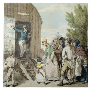 Carreau En Céramique Les foires : L'exposition, c.1821 (litho de