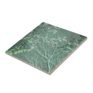 CARREAU EN CÉRAMIQUE LES HAUTS DE HURLEVENT, BRANCHES FANTOMATIQUES :