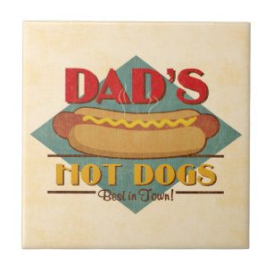 Carreau En Céramique Les hot-dogs du papa