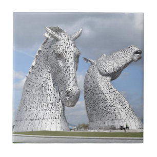 Carreau En Céramique les Kelpies, parc d'hélice, Falkirk, Ecosse