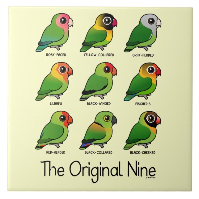 Carreau En Céramique Les neuf originaux (Devant)